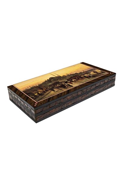 Yenigün Fantastik Ahşap Tavla Galata Köprüsü