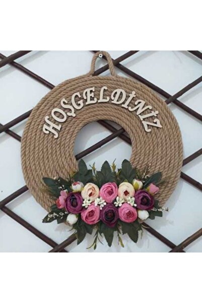 Papatya Hobi Evi Kapı Süsü