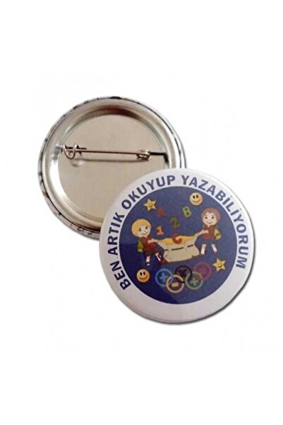 Hediye Panayırı Artık Okuyup Yazıyorum Rozeti 20 Adet