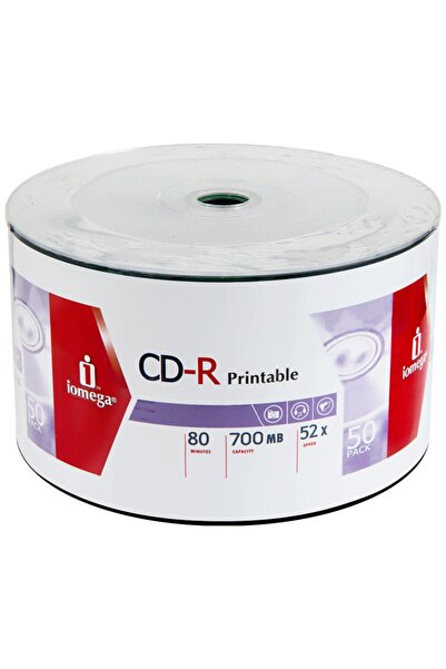 IOMEGA Boş Cd-d Iomega Printable 50'li Boş Cd Printable