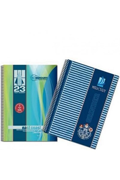 Bayındır Caiet Mercury Spiral A4 160yp. în carouri