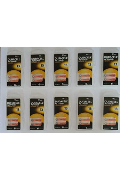 Duracell Actıvaır Kulaklık Işitme Cihazı Pili 13 No 12313213123-0101