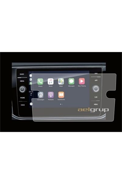 ael-tech Volkswagen Golf 8" Multimedia 9h Nano Screen Protector
