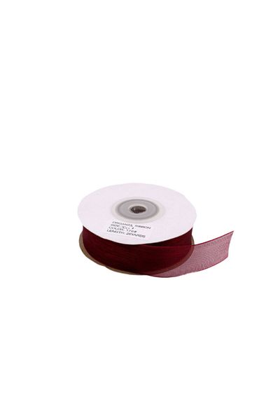 NO NAME Organza Ribbon 30 Mm - 22 Meters Claret Red