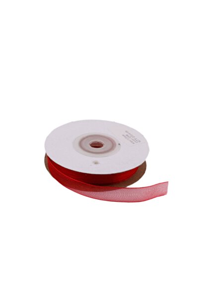 NO NAME شريط أورجانزا 10 مم - 22 متر أحمر