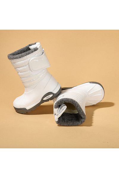 IGOR Unisex Παιδικές λευκές αδιάβροχες μπότες χιονιού W10168