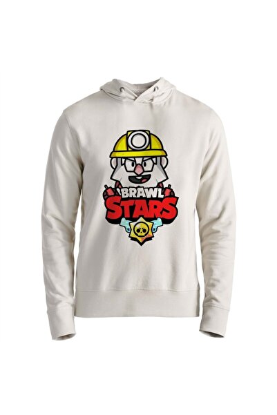 Alfa Tshirt سويت شيرت Brawl Stars Dynamike للأطفال باللون الأبيض