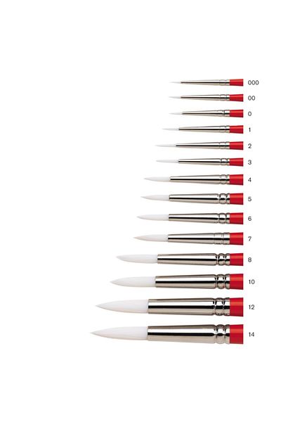 Winsor Newton Winsor & Newton University 233 Series Short Handle Round Brush N:00
