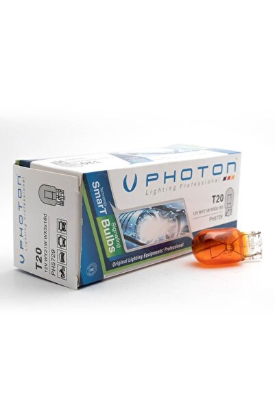 Photon T20 21w 12v Tek Devre Amber Ampul 10 Adet Ph5729