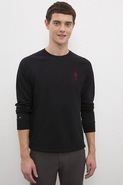 U.S. Polo Assn. Hanorac negru pentru bărbați