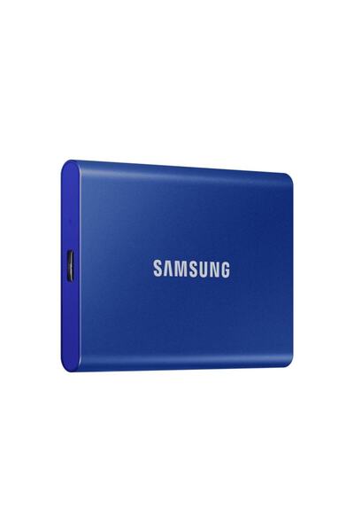 Samsung Taşınabilir SSD T7 USB 3.2 Gen 2 1TB Mavi MU-PC1T0H/WW