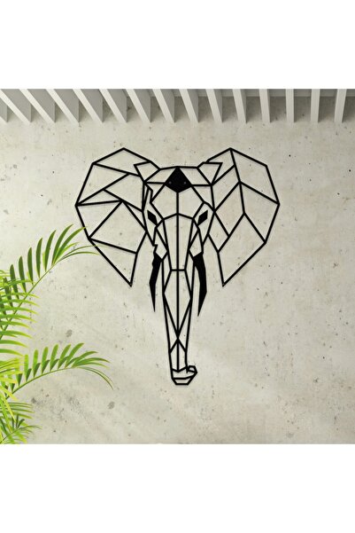 Decorative Metal Wall Table with Elephant Design 40.5x47cm [1123-5x47]