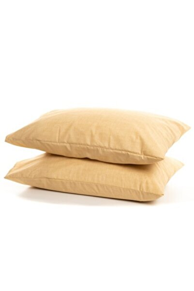 mer-tim ezberbozan ev tekstili غطاء وسادة أصفر من Mer-tim Ranforce مكون من قط...