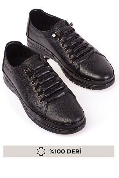 maximoda Короткі чоловічі туфлі з натуральної шкіри на еластичній підошві без мішка на високій підошві