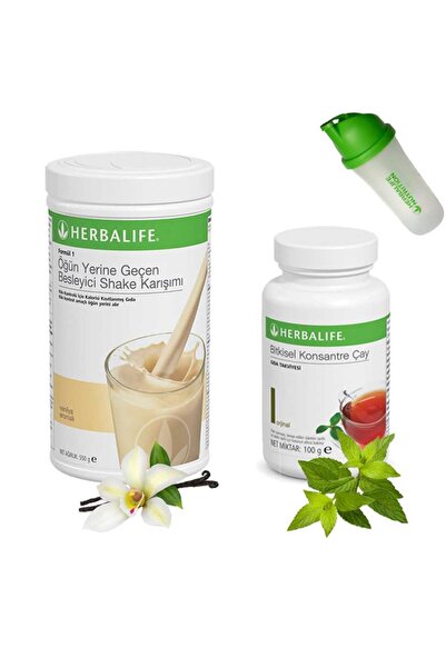 Herbalife Shake Vanilya - Çay Klasik 100 gr - Shaker