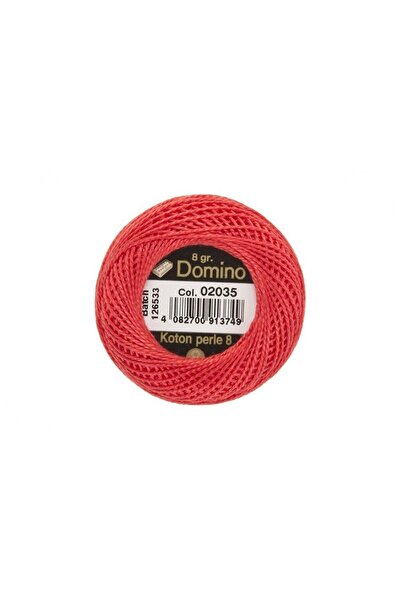 domino Coats Domino Koton Pearl Embroidery Thread 8Gr No:8 Color Code:02035