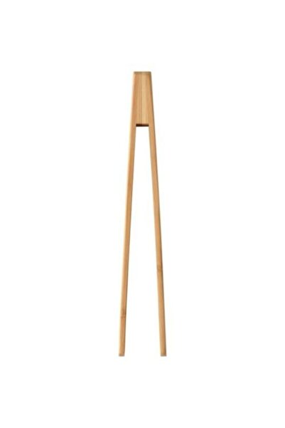 IKEA Ostbit Wooden Bamboo Serving Tongs 24 cm