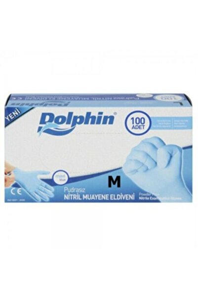 Dolphin قفازات زرقاء خالية من البودرة مقاس M 1000 قطعة