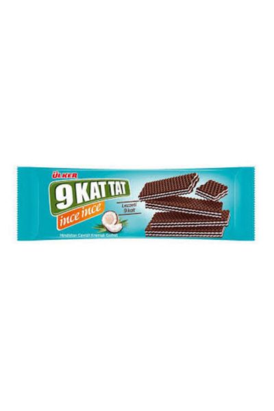 Ülker 16 Pieces of 9 Layers Fine Wafer with Coconut - 144 Gr