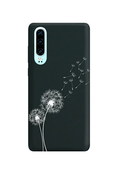 Spoyi Karahindiba Tasarımlı Rubber Telefon Kılıfı Huawei P30