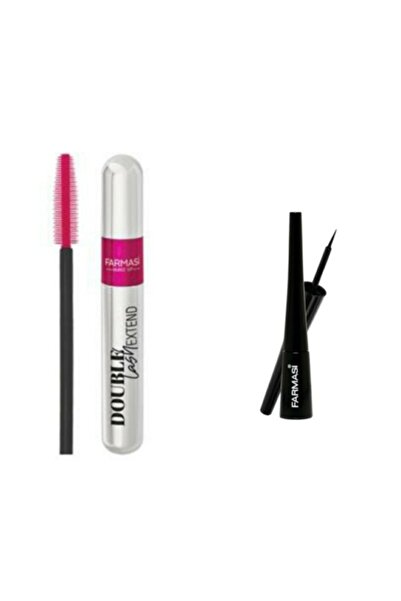 Farmasi ماسكارا مزدوجة الرموش الموسعة ذات تأثير مزدوج + محدد عيون عميق 01