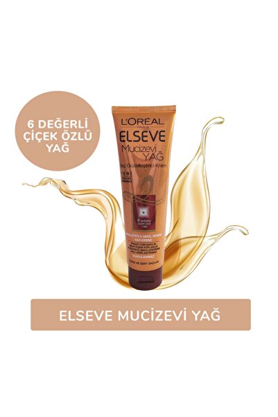 ELSEVE Mucizevi Yağ 150 Ml-kuru Ve Sert Saçlar Için Bakım Ürünü