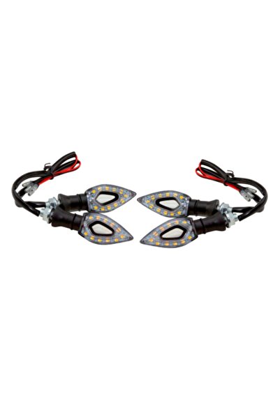 monero Üçgen Ortası Delik Motor Led Sinyal Takımı