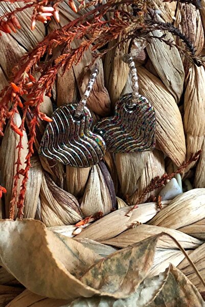 Leerybee Spotted Mixed Color Antiallergic Heart Earrings