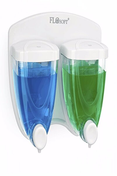 KG-GOLDPAPER F029 350+350 700 Ml Ikiz Sıvı Sabunluk Dispanseri Aparatı (üstte...