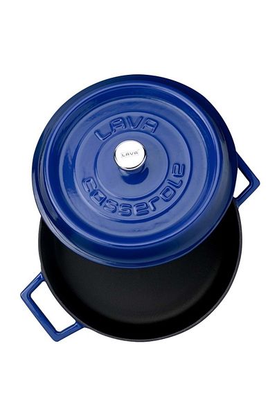 Lava 24 cm Cast Iron Pot Trendy Blue