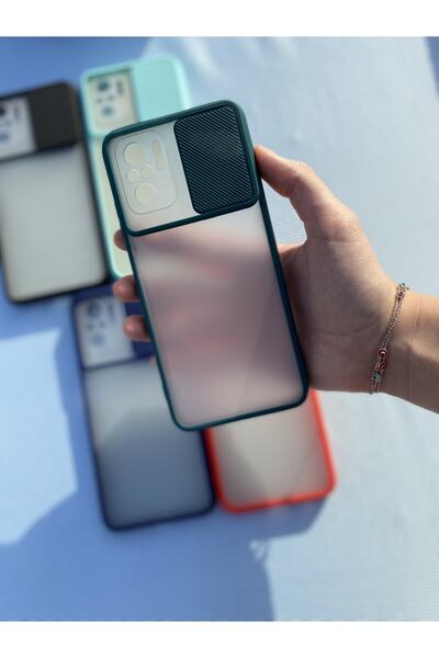 MM KILIF AKSESUAR Redmi Note 10 Kamera Sürgülü Mika Kılıf