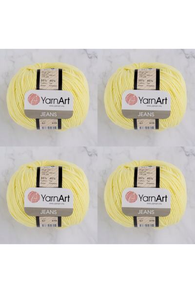 Yarnart حبل أميجورومي من 4 قطع من جينز 67