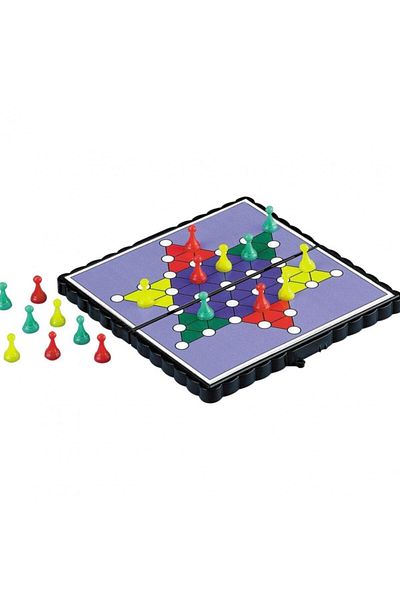 Simba Mini PorTable Box Game - Pocket Size Chinese Checkers with Magnetic and Magnet