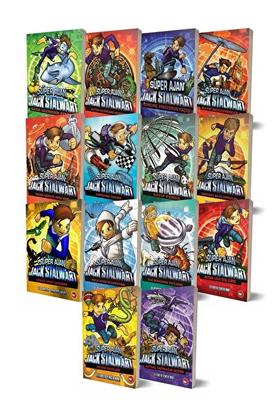 Beyaz Balina Yayınları Süper Ajan Jack Stalwart Serisi (14 Kitap Takım)