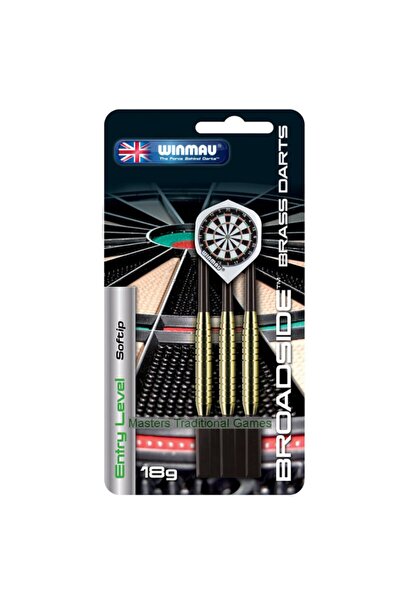WINMAU Spor Malzemeleri - Winmau Broadside Çelik Uçlu 22gr Dart Oku - 30523