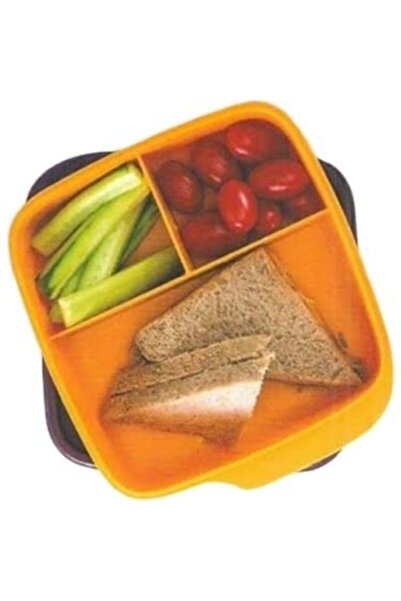 Tupperware Bölmeli Beslenme Kabı Turuncu