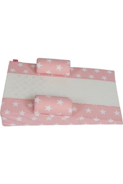 Moje Multi-Purpose Reflux Pillow Poplin - Pink Mega Star Pink