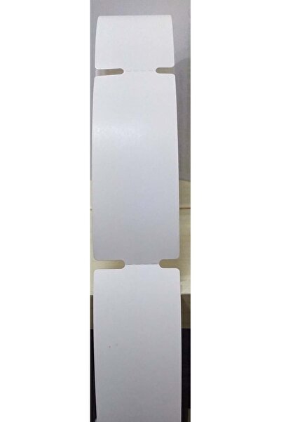 BY&DK Etichetă pentru rafturi din carton termic laminat cu crestătură lateral...