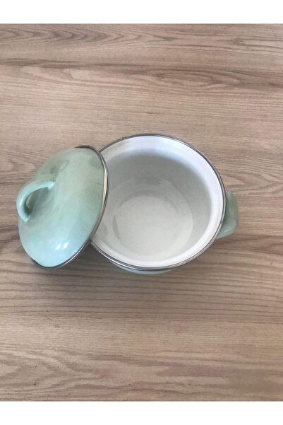 Genel Markalar Emaye Yeşil Tencere 12 Nolu