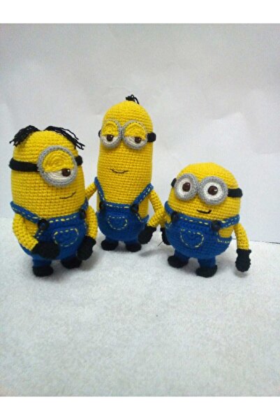 OYUNCAKPARK Minyonlar Amigurumi Organik Oyuncak