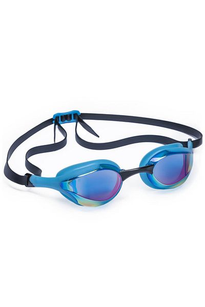Mad Wave Alien Rainbow Swimming Race Goggles Blue/black