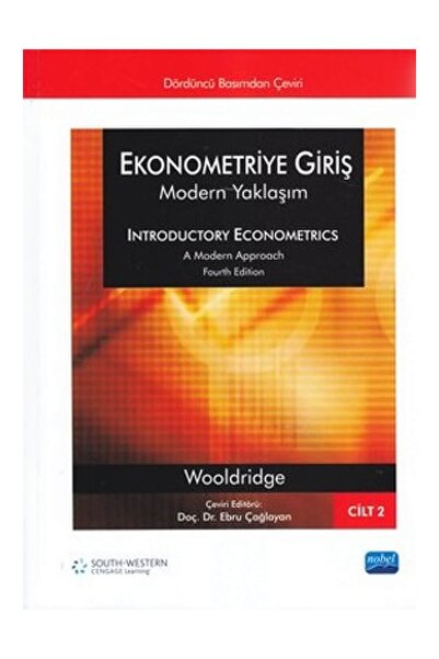 Nobel Akademik Yayıncılık Ekonometriye Giriş / Introductory Econometrics 2. C...