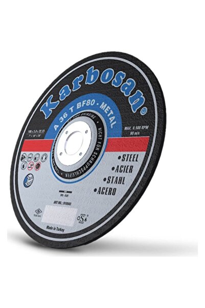 KARBOSAN Metal Kesme Taşı 180x3x22 Mm