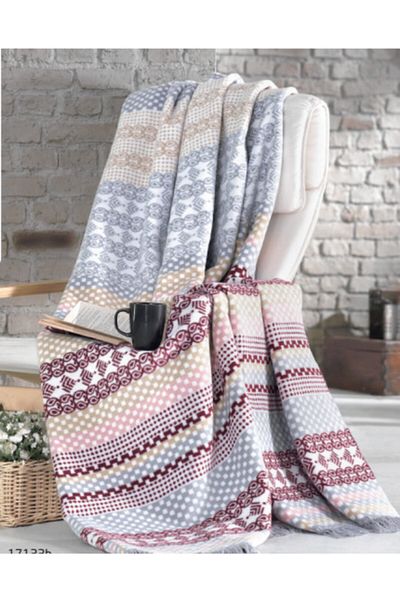 Sesli Home Luxury Plush Blanket 17133b King Size 200X230 - Thick Warming Blanket