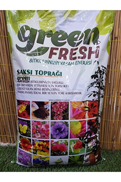 green fresh Torf 20 Lt Toprak Çiçek Toprağı Saksı Toprağı Perlitli Torf Doğal...