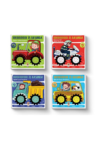 Sincap Kitap Tekerlekler Iş Başında Serisi Seti (4 Kitap)