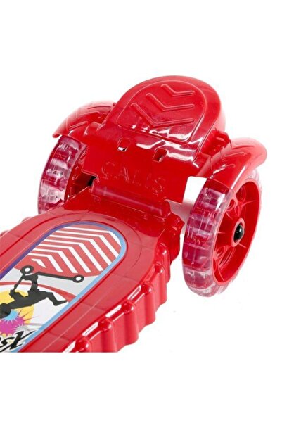 Tommybaby Xscooty Silikon 3 Tekerlekli Frenli Scooter Üç Tekerlekli Yükseklik Ayarlı