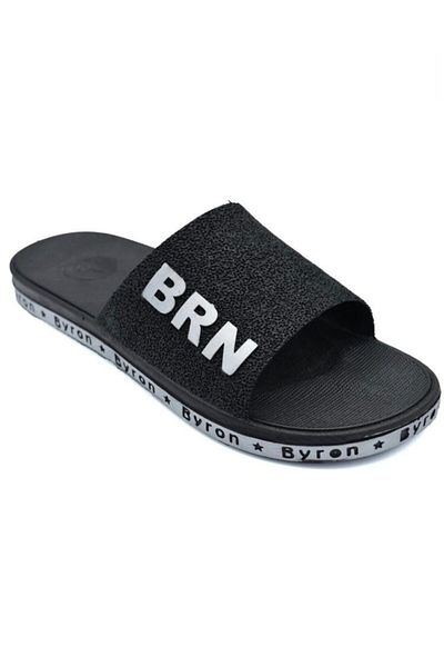 Brn Home Unisex Black Non-Slip Sole Slippers Sea Beach and Pool Slippers