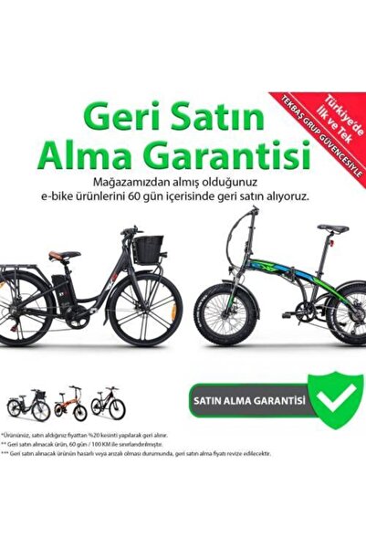 RKS -Elektrikli Bisiklet Rks Mx25 Plus Elektrikli Şarjlı Lityum Bataryalı Akülü Katlanabilir Bisiklet Siyah