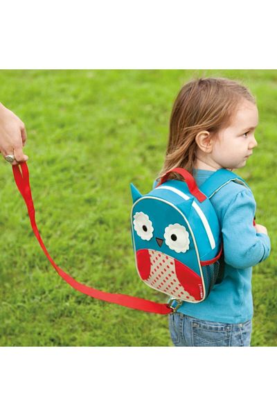 Skip Hop حقيبة ظهر بحزام أمان من حديقة الحيوان على شكل بومة